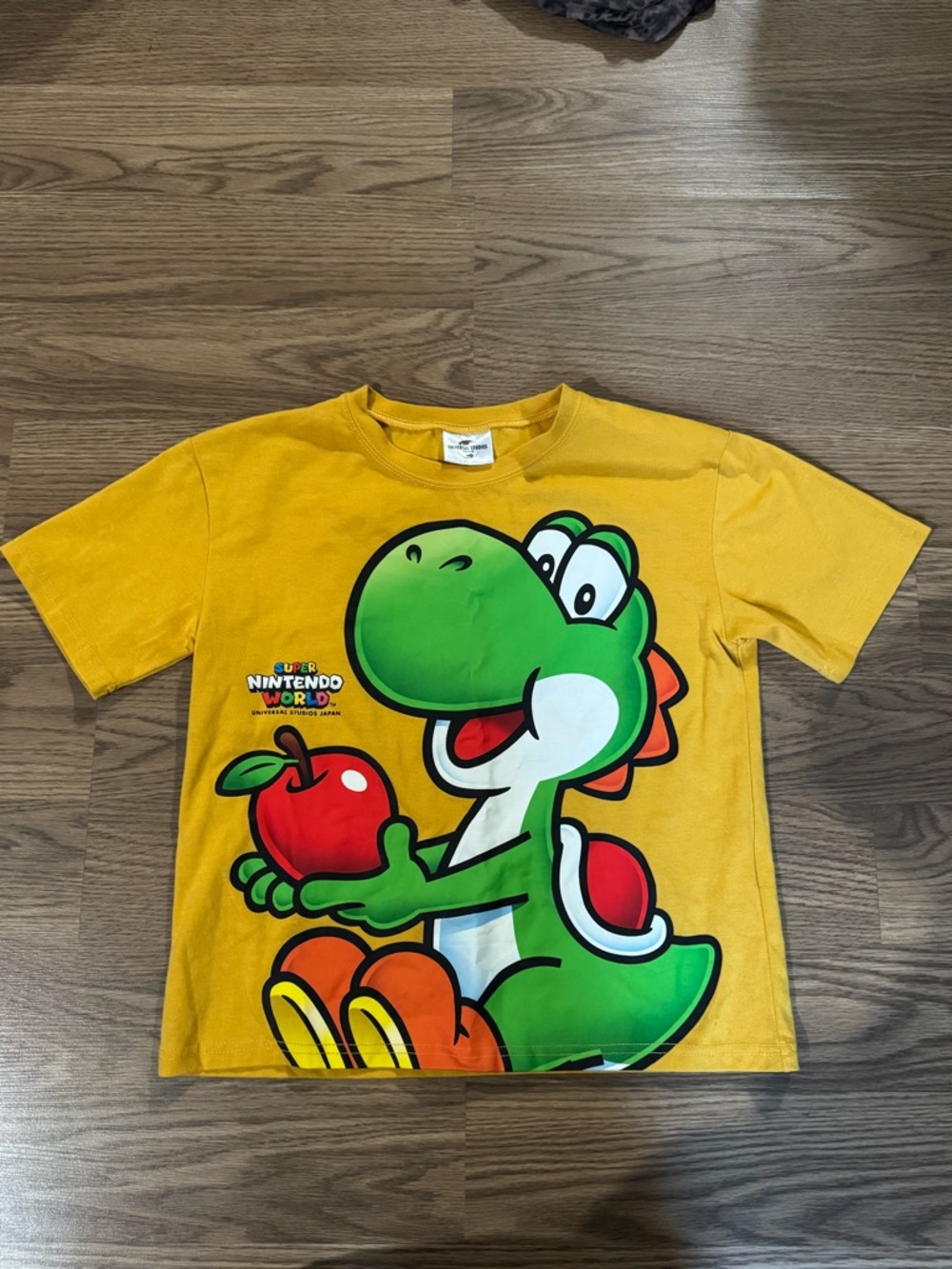 Yellow Yoshi Graphic Short-Sleeve Tee for Kids
